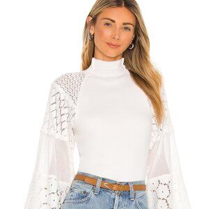 Small - Free People "Love Too Much Top" in White